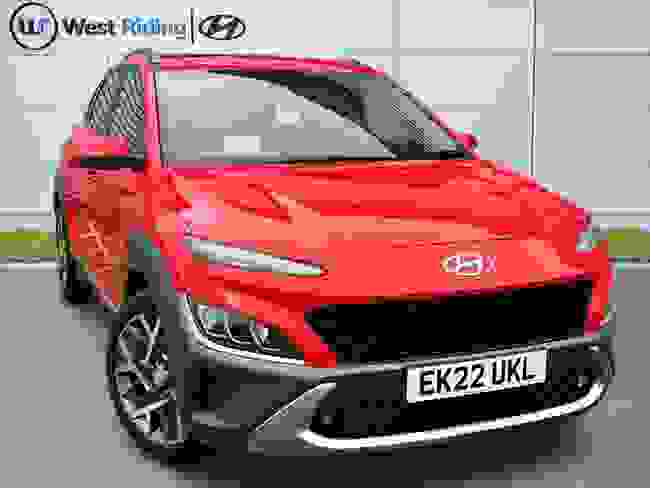 Used 2022 Hyundai KONA 1.6 h-GDi Ultimate DCT Euro 6 (s/s) 5dr Red at West Riding