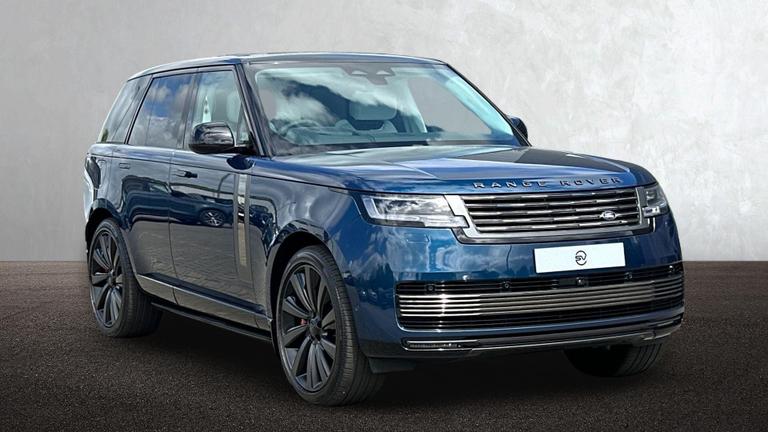 Used ~ Land Rover Range Rover 4.4 P615 V8 SV Auto 4WD Euro 6 (s/s) 5dr Petrolix Blue at Roger Young