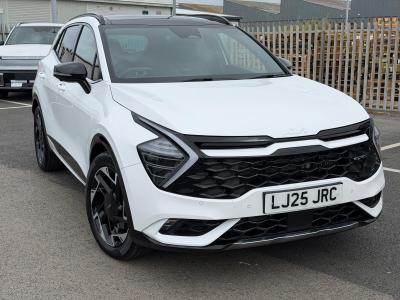 Used 2025 Kia Sportage 1.6 T-GDi 48V GT-LINE S Fusion White at Kia Motors UK