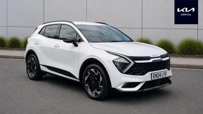 Used 2024 Kia Sportage 1.6 T-GDi 48V GT-LINE Fusion White at Kia Motors UK