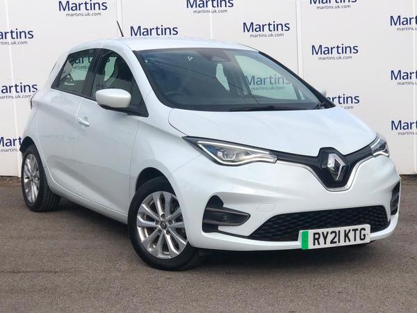 Used 2021 Renault Zoe R110 EV50 52kWh Iconic Auto 5dr (Rapid Charge) White at Martins Group