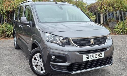 Used 2021 Peugeot Rifter 1.5 BlueHDi Allure Premium Long MPV Euro 6 (s/s) 5dr Grey at Staceys Motors