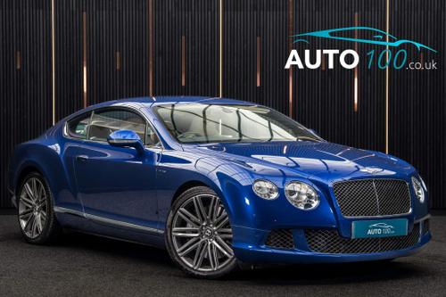 Used 2014 Bentley Continental 6.0 W12 GT Speed Auto 4WD Euro 5 2dr Blue at Auto100