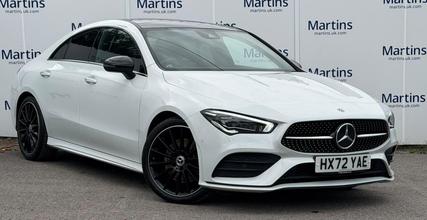 Used 2022 Mercedes-Benz CLA 1.3 CLA200 AMG Line Night Edition (Premium Plus) Coupe 7G-DCT Euro 6 (s/s) 4dr at Martins Group