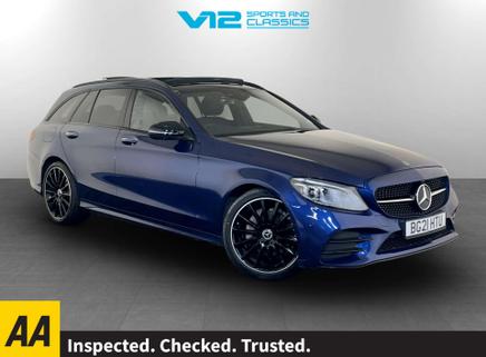 2021 MERCEDES C CLASS 1.5 C200 MHEV AMG LINE NIGHT EDITION PREMIUM PLUS ESTATE 5DR PETROL... photo