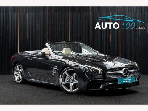 Used 2018 Mercedes-Benz SL 3.0 SL400 V6 AMG Line (Premium) G-Tronic+ Euro 6 (s/s) 2dr Black at Auto100