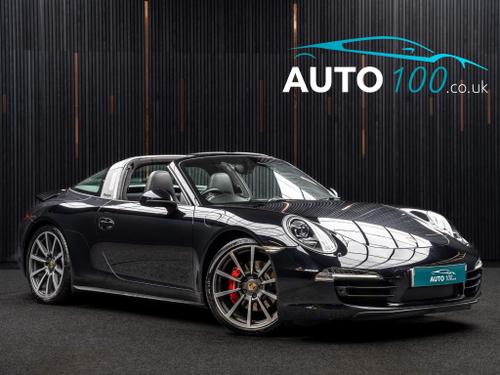 Used 2014 Porsche 911 3.8 991 4S Targa PDK 4WD Euro 6 (s/s) 2dr Black at Auto100