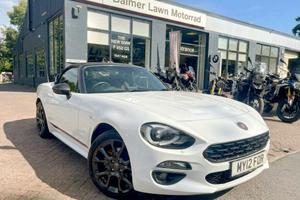 Used 2018 Fiat 124 Spider 1.4 MultiAir S-Design Convertible 2dr Petrol Euro 6 (140 ps) White at Balmer Lawn Group