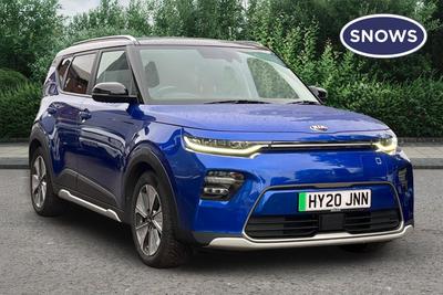 Used 2020 Kia Soul 150kW Electric Motor FIRST EDITION Neptune Blue with Black Roof at Kia Motors UK