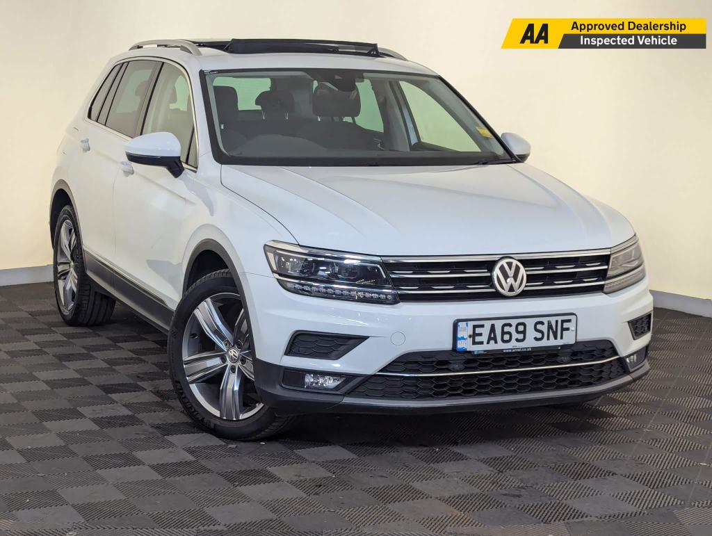Used 2019 Volkswagen Tiguan White £14,795 | 91,420 Miles | V12
