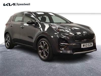 Used 2021 Kia Sportage 1.6 CRDi ISG 48V GT-LINE S Dark Penta Metal at Kia Motors UK