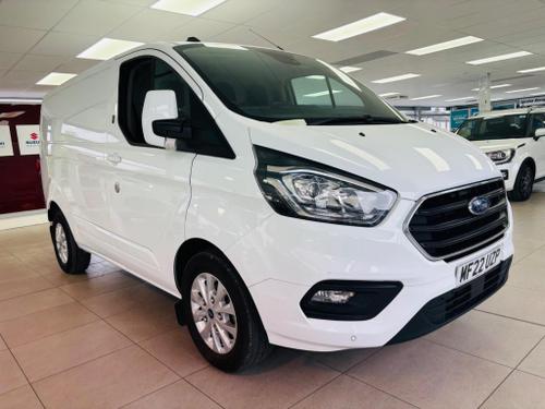 Used 2022 Ford Transit Custom 2.0 300 EcoBlue Limited L1 H1 Euro 6 (s/s) 5dr White at Focus Motor Store