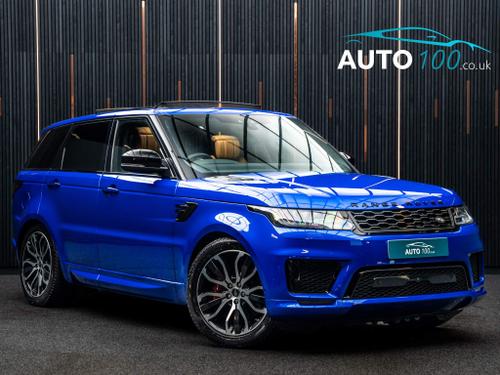 Used 2020 Land Rover Range Rover Sport 2.0 P400e 13.1kWh Autobiography Dynamic Auto 4WD Euro 6 (s/s) 5dr Blue at Auto100