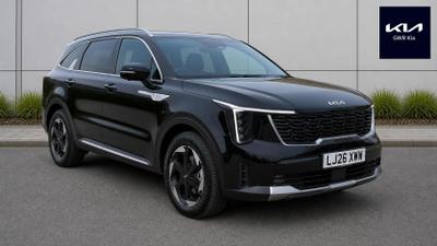 Used 2026 Kia Sorento 1.6 T-GDi ISG HEV ASPIRE Midnight Black at Kia Motors UK