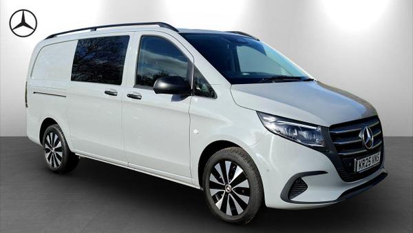 Used 2025 Mercedes-Benz Vito 2.0 119 CDI SELECT Crew Van G-Tronic RWD L2 Euro 6 (s/s) 5dr Grey at MBNI Truck & Van