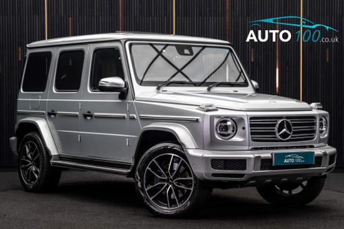 Used 2021 Mercedes-Benz G Class 2.9 G400d AMG Line (Premium Plus) G-Tronic 4MATIC Euro 6 (s/s) 5dr Silver at Auto100