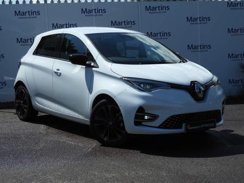 white renault zoe