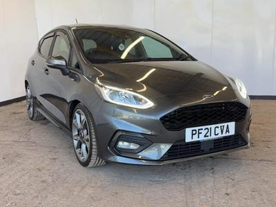 Used 2021 Ford FIESTA 1.0T EcoBoost MHEV ST-Line X Edition Hatchback 5dr Petrol Manual Euro 6 (s/s) (125 ps) MOONDUST SILVER at Dack Vans