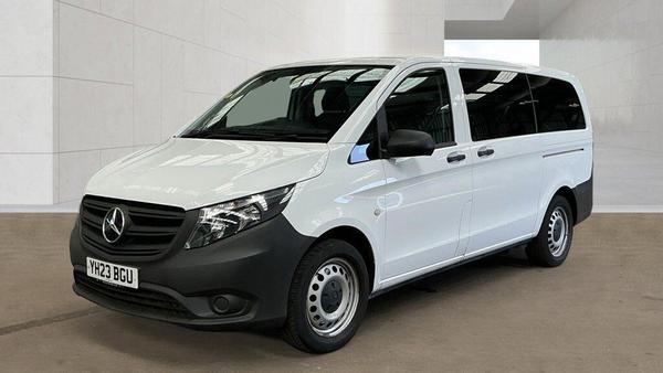 Used 2023 Mercedes-Benz Vito 2.0 114 CDI PRO Tourer G-Tronic RWD L2 Euro 6 (s/s) 5dr White at MBNI Truck & Van