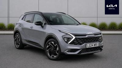 Used 2024 Kia Sportage 1.6 T-GDi ISG 48V GT-LINE S Lunar Silver With Black Roof at Kia Motors UK