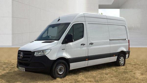Used 2022 Mercedes-Benz eSprinter 55kWh Progressive Panel Van 5dr Electric Auto FWD L2 H2 80kW Charger (115 ps) White at MBNI Truck & Van