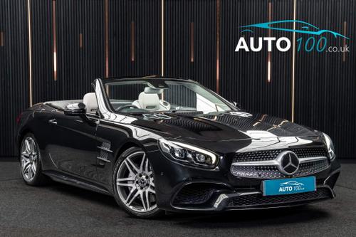 Used 2019 Mercedes-Benz SL 4.7 SL500 V8 AMG Line (Premium) G-Tronic+ Euro 6 (s/s) 2dr Black at Auto100