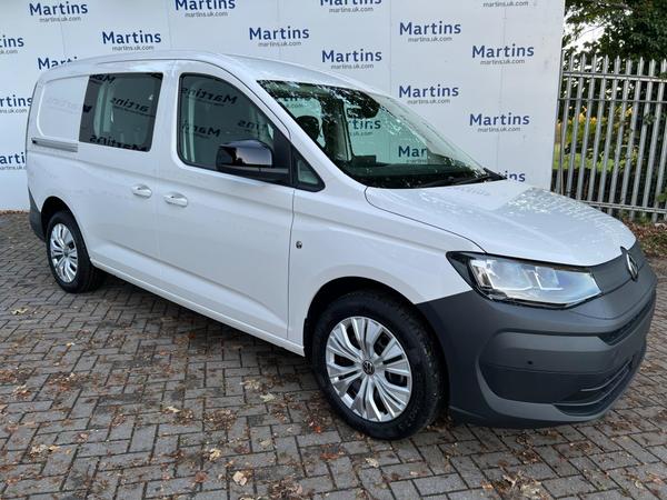 Used 2026 Volkswagen Caddy Maxi 2.0 TDI C20 Commerce Plus Crew Van LWB Euro 6 (s/s) 6dr Candy White at Martins Group