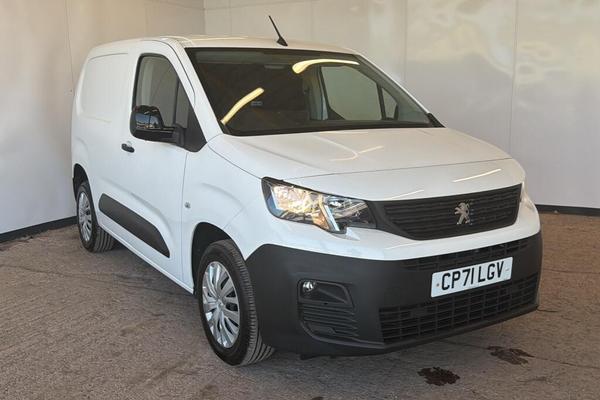 Used 2021 Peugeot PARTNER 1.5 BlueHDi 1000 Professional Premium Standard Panel Van 5dr Diesel Manual SWB Euro 6 (100 bhp) at Otter Vale Motors