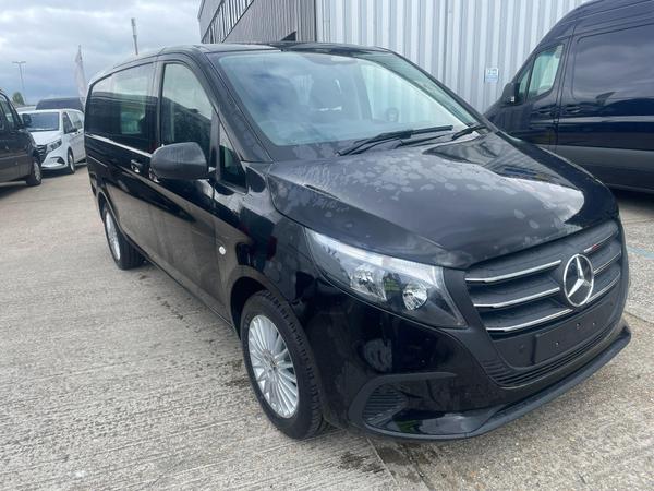 Used ~ Mercedes-Benz Vito 2.0 116 CDI PRO Crew Van G-Tronic RWD L2 Euro 6 (s/s) 5dr Obsidian Black at MBNI Truck & Van