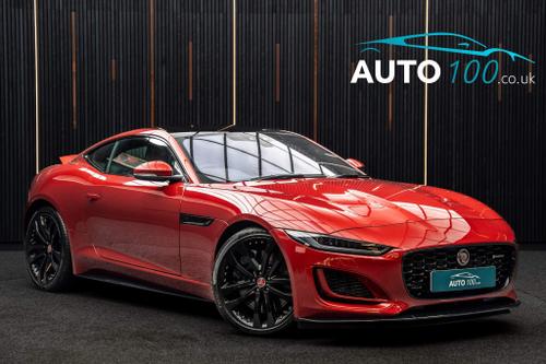 Used 2022 Jaguar F-Type 5.0 V8 R-Dynamic Black Auto AWD Euro 6 (s/s) 2dr Red at Auto100