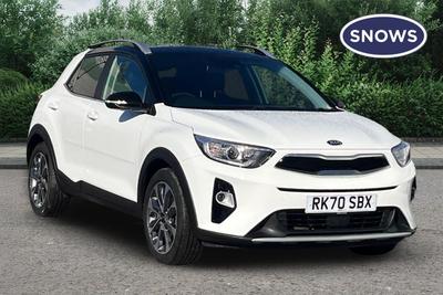 Used 2020 Kia Stonic 1.0 T-GDi 4 Clear White with Black Roof at Kia Motors UK