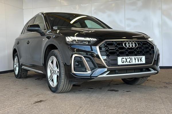 Used 2021 Audi Q5 2.0 TFSI 45 S line SUV 5dr Petrol S Tronic quattro Euro 6 (s/s) (265 ps) at Otter Vale Motors