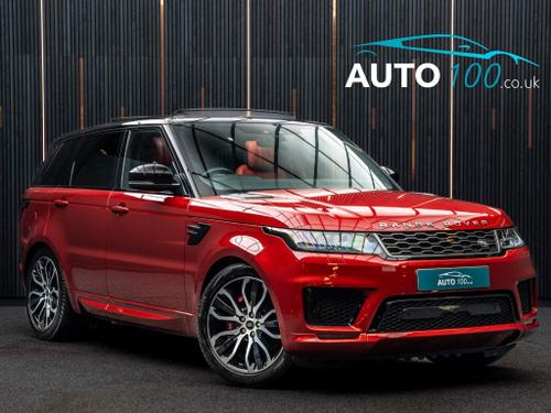 Used 2019 Land Rover Range Rover Sport 2.0 P400e 13.1kWh HSE Dynamic Auto 4WD Euro 6 (s/s) 5dr Red at Auto100