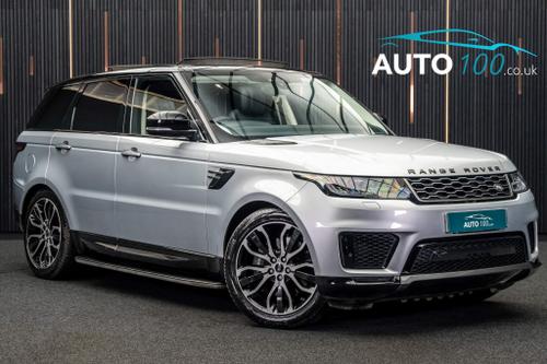 Used 2020 Land Rover Range Rover Sport 2.0 P400e 13.1kWh HSE Silver Auto 4WD Euro 6 (s/s) 5dr Silver at Auto100