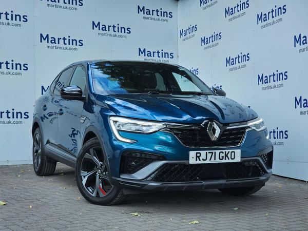 Used 2021 Renault Arkana 1.3 TCe MHEV r.s. line EDC 2WD Euro 6 (s/s) 5dr Blue at Martins Group