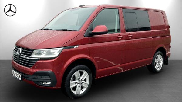 Used 2021 Volkswagen Transporter 2.0 BiTDI T32 Highline Kombi DSG FWD SWB Euro 6 (s/s) 5dr Red at MBNI Truck & Van