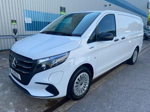 Used ~ Mercedes-Benz eVito 116 e 66kWh PRO Auto FWD L2 6dr (LWB) Arctic White at MBNI Truck & Van