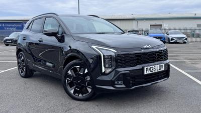Used 2026 Kia Sportage 1.6 T-GDi HEV GT-LINE Phantom Black at Kia Motors UK