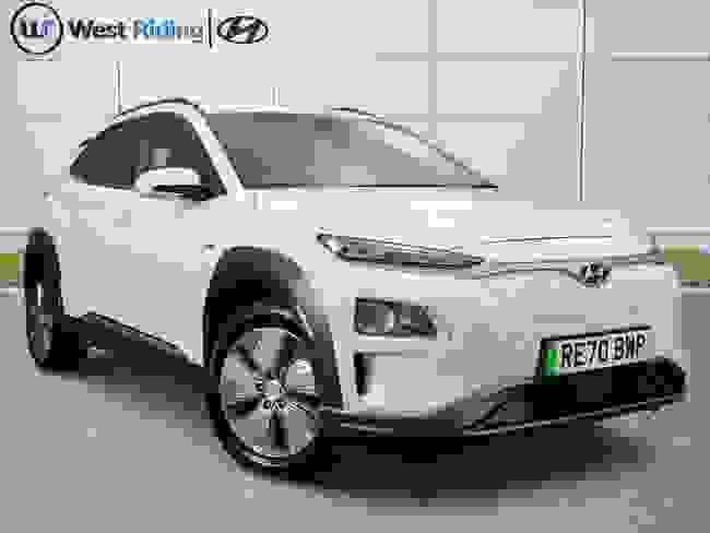 Used 2020 Hyundai KONA 64kWh Premium Auto 5dr (7kW Charger) White at West Riding