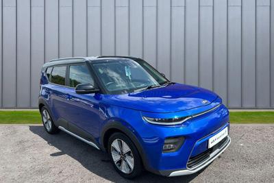 Used 2020 Kia Soul 150kW Electric Motor FIRST EDITION Neptune Blue With Black Roof at Kia Motors UK