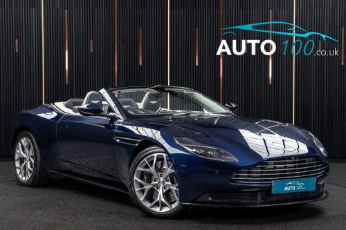 Used 2018 Aston Martin DB11 4.0 V8 Volante Auto Euro 6 (s/s) 2dr Blue at Auto100