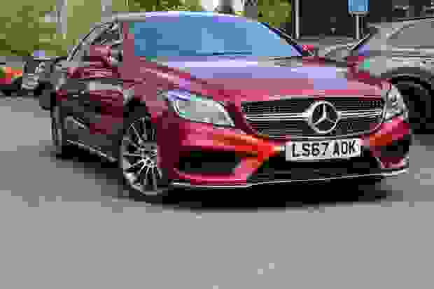 Used 2017 Mercedes-Benz CLS 3.0 CLS350d V6 AMG Line (Premium) Coupe G-Tronic+ Euro 6 (s/s) 4dr Hayacinth red at Duckworth Motor Group