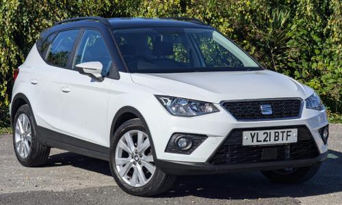 Used 2021 SEAT Arona 1.0 TSI (110ps) SE Technology DSG SUV White at Staceys Motors