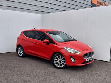 Used 2020 Ford Fiesta 1.0T EcoBoost Titanium Hatchback 5dr Petrol Manual Euro 6 (s/s) (95 ps) Red at Islington Motor Group