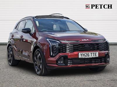 Used 2026 Kia Sportage 1.6 T-GDi HEV GT-LINE S Magma Red at Kia Motors UK