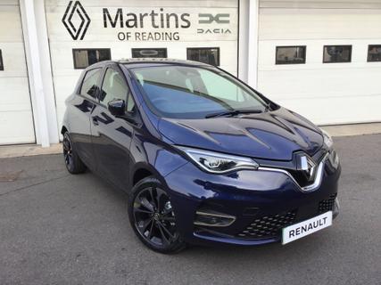 Used ~ Renault Zoe E R135 EV50 52kWh Iconic Hatchback 5dr Electric Auto (Boost Charge) (134 bhp) at Martins Group
