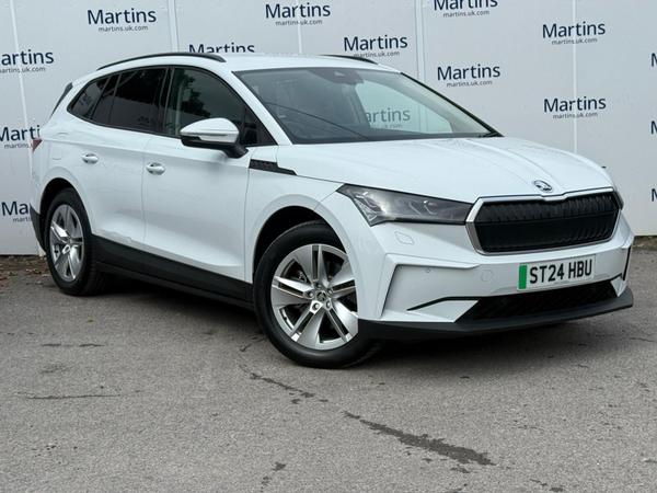 Used 2024 Skoda Enyaq 62kWh 60 Edition Auto 5dr (DC120kW) White at Martins Group