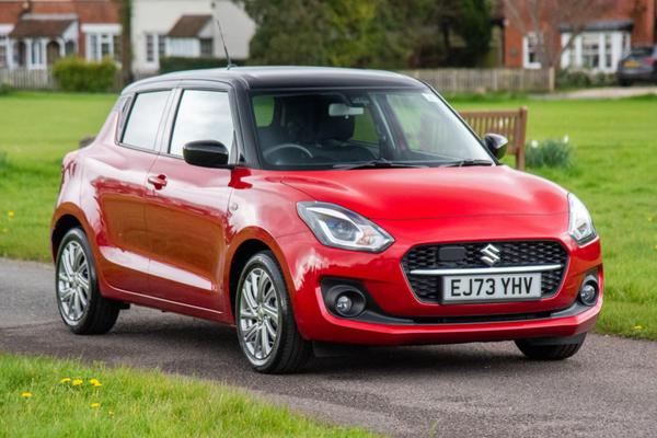 Used 2024 Suzuki Swift 1.2 Dualjet MHEV SZ-T CVT Euro 6 (s/s) 5dr Burning Red/Black Roof at Little Wick Green