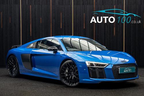 Used 2018 Audi R8 5.2 FSI V10 Plus S Tronic quattro Euro 6 (s/s) 2dr Blue at Auto100