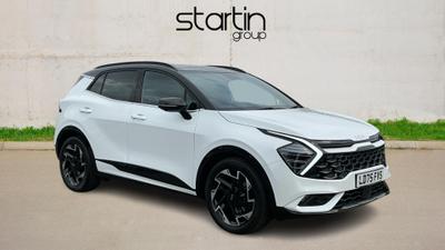 Used 2025 Kia Sportage 1.6 T-GDi 48V GT-LINE S Fusion White with Black Roof at Kia Motors UK